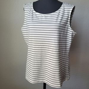 Tommy Hilfiger White Black Tank Top